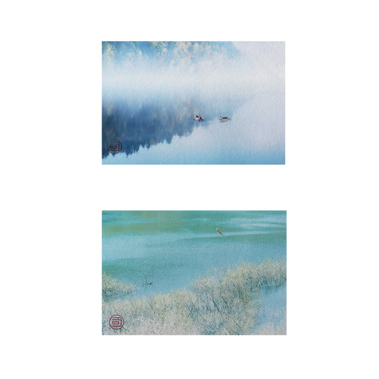 Whispers of the Seasons – 四季のささやき（Set of 4Postcards, Printed on Awagami Washi）